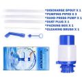 Water Bottle Pump Portable Manual Pump Dispenser Manual Pressure Drinking Water Pressure Pump Suitable for Most Water Dispensers. 