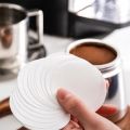 Moka pot paper filter Moka pot filter coffee filter coffee powder grinding coffee filter paper-filter paper 100 sheets for moka pot coffee pot. 