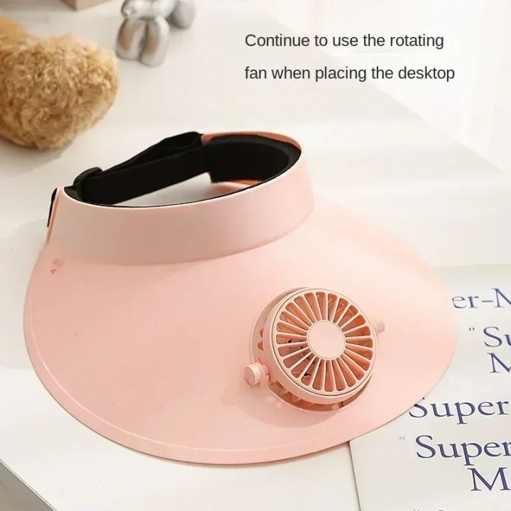 Fan Sun Cap High Wind Speed Large Air Volume Fashionable and Portable USB Charging with Multiple Adjustable Settings Gift