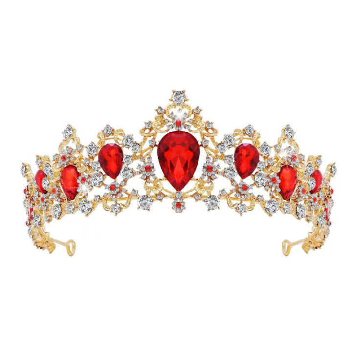 Pink%20Green%20Red%20Blue%20Luxury%20Crystal%20Baroque%20Tiara%20Headbands%20Wedding%20Queen%20Crown%20For%20Women%20Bridal%20Prom%20Hair%20Accessories%20-%20Image%203
