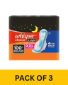 Whisper Choice Night Sanitary Pads (XXL) 6's - pack of 3. 