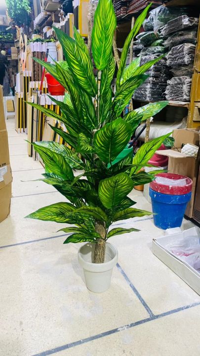 3ft Artificial Plant with Pot for Home Decor, Lifelike Greenery Decoration