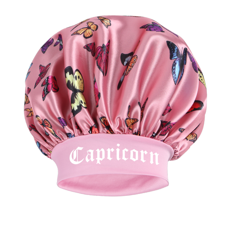 1PC%20Pink%20Butterfly%20Satin%20Sleep%20Bonnet%20&%20Headband%20Set%20-%20Adjustable%20Hair%20Protector%20for%20Daily,%20Makeup%20&%20Skincare%20Constellation%20-%20Image%204
