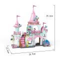 MN COGO 738 Pcs Friends Girls Princess Castle bricks Blocks Lego Kids Toys. 