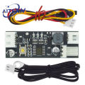 Single 12V 0.8A DC PWM 2-3 Wire Fan Temperature Control Speed Controller Chassis Computer Noise Reduction Module NTC B 50K 3950. 