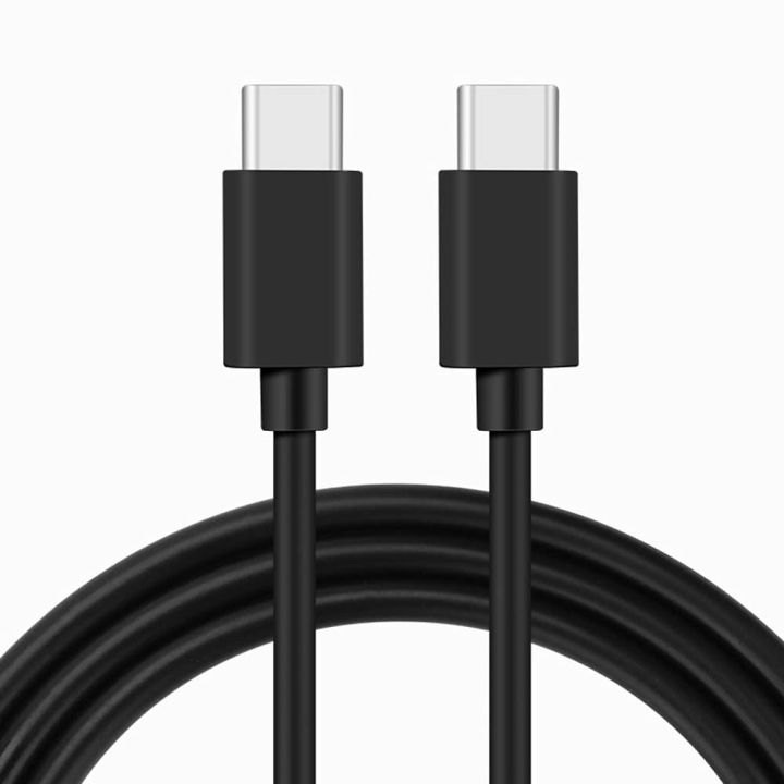 Dual Type-C to Type-C Cable, Super Fast Charging Cable with PD Compatibility, Compatible with Samsung and More Devices