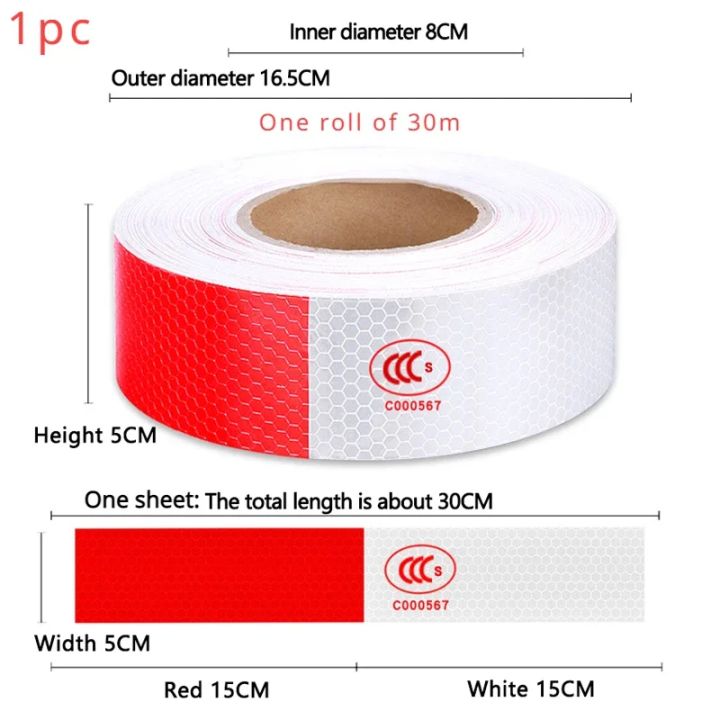 Lorry Sticker Signal Truck Reflective Warning Sticker Night Driving Reflective Security ...