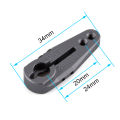 7075 Aluminum Clamping 25T Servo Horn 24mm 20mm for ProTek Savox Futaba Hitec SCX10 H10 OPTIC 1/10 Arrma Buggy Granite Raider.