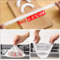 50 Pieces Disposable Food Cover Plastic Wrap Food Grade Fruit And Vegetable Plastic Bags Elastic Plastic Bags Kitchen Organizer. 