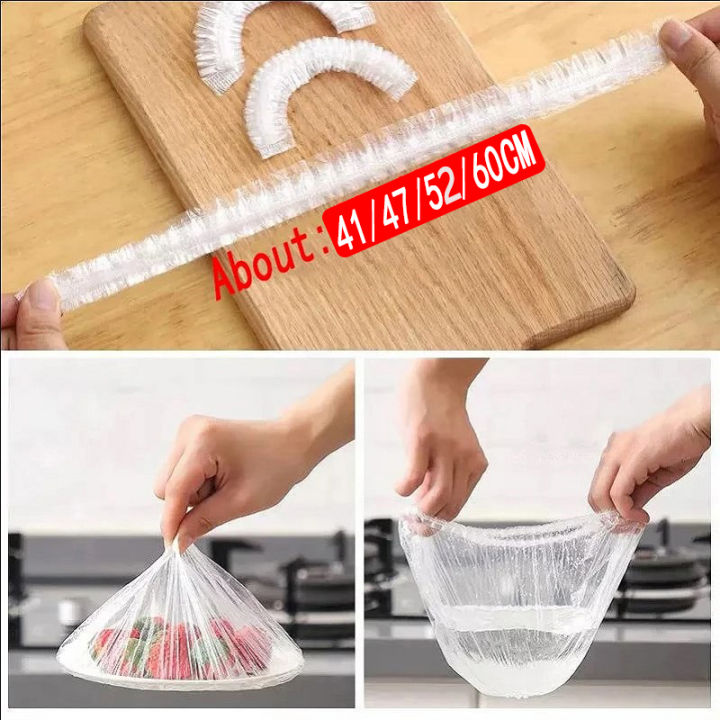 50%20Pieces%20Disposable%20Food%20Cover%20Plastic%20Wrap%20Food%20Grade%20Fruit%20And%20Vegetable%20Plastic%20Bags%20Elastic%20Plastic%20Bags%20Kitchen%20Organizer%20-%20Image%206