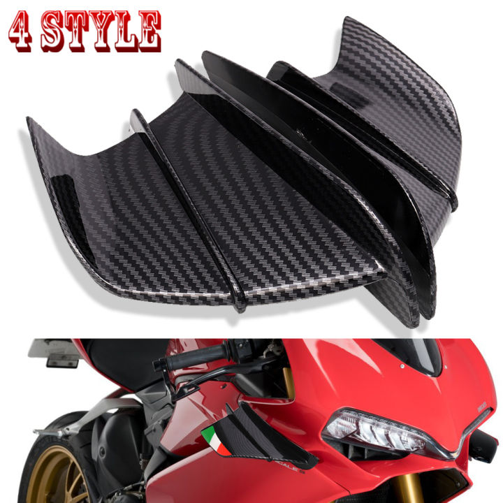 For Suzuki Gsxr 600/750/1000 Vstrom 650 Burgman 400/650 Gsx S750/S1000 Motorcycles Accessories Winglet Aerodynamic Wing Kit