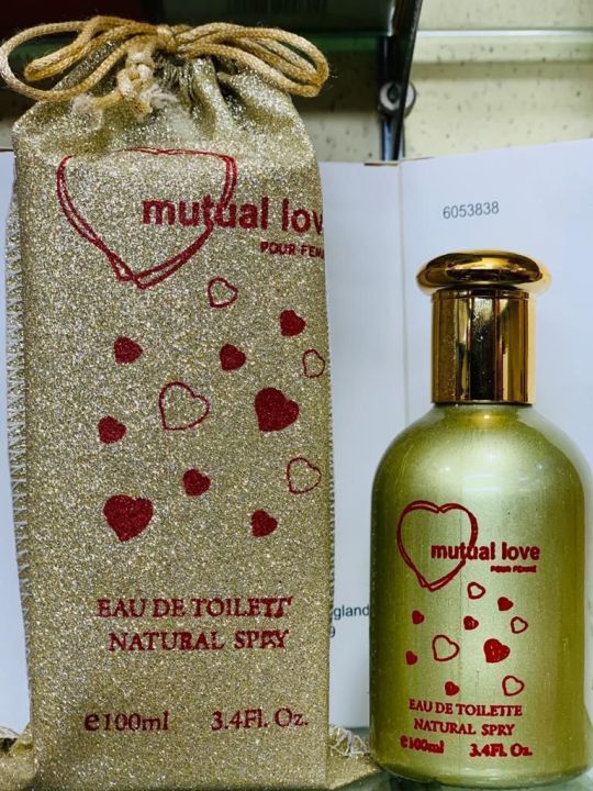Mutual Love bori perfume for Girls & womans  pour femme natural spray ( 100ml).
