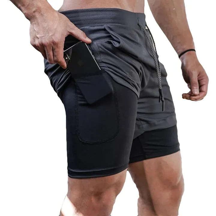 Men's%20Double%20Layer%20Fitness%20Shorts%20Drawstring%20Mesh%20Lining%20Elastic%20Waist%20Breathable%20Quick%20Dry%20to%20Beach%20Pool%20Summer%20Male%20-%20Image%203