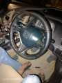 Universal Leather Steering Wheel Cover Carbon Fiber Pattern Fashion Sport Hand Stiches Soft Anti-Slip. 