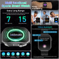 2.2" Large HD Display Smart Watch 2026 New 3D Curved Screen Bluetooth Call Waterproof Flashlight Outdoor Sport Smartwatch Men.