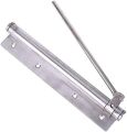 LRVI Single Spring Strength Adjustable Stainless Steel Automatic Closing Door Closer for Home Bedroom Wooden or Metal Door. 