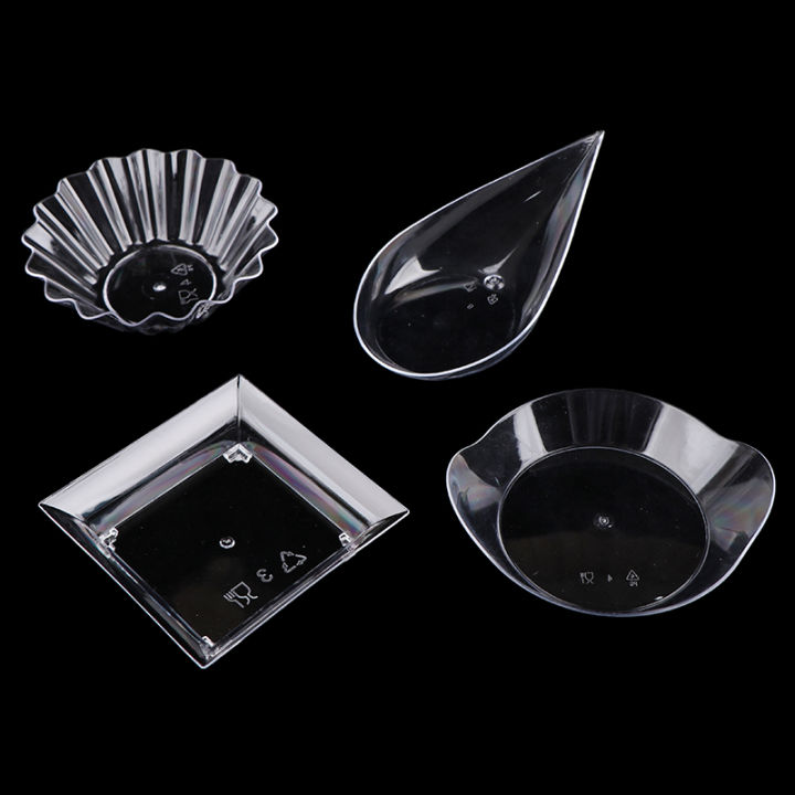 10Pcs%20Transparent%20Mini%20Appetizer%20Plates%20Ice%20Cream%20Cup%20Plastic%20Fruit%20Candy%20Cake%20Jelly%20Yogurt%20Mousse%20Dessert%20Container%20Pastry%20Tool%20-%20Image%203