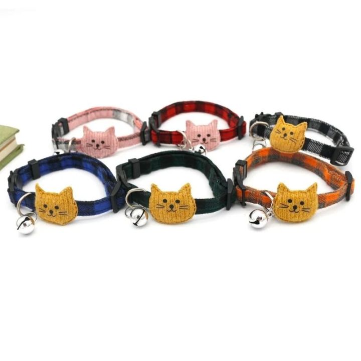 Pawsome Couture Designer Leather Cat Collars Fancy Cat Collars