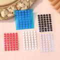 40Pcs 6.5mm Diameter 0.8mm Thickness Small Dots Universal Mouse Skates For Rubberized Mouse Foot Glide Feet Sticker.
