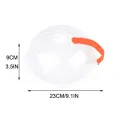 The Third Generation Microwave Splash Cover Thickened Transparent Splash-proof Cover with Handle BPA-free Plate Food Cover. 