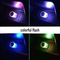 1pcs Car Mini USB Lights LED Decorative Lights, Atmosphere Lights Car PC Computer Portable Lights, Plug And Play Without Battery. 