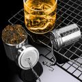 1pc Tea Infuser, Extra Fine Mesh Tea Strainers for Loose Tea, Stainless Steel Tea Strainer with Extended Chain Hook. 