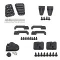 Door Hinges Hood Grille Door Handles Engine Cover Hinge Fuel Tank Cap For 1:10 1/10 RC Crawler Car TRX-4 TRX4 Defender D90 Parts. 