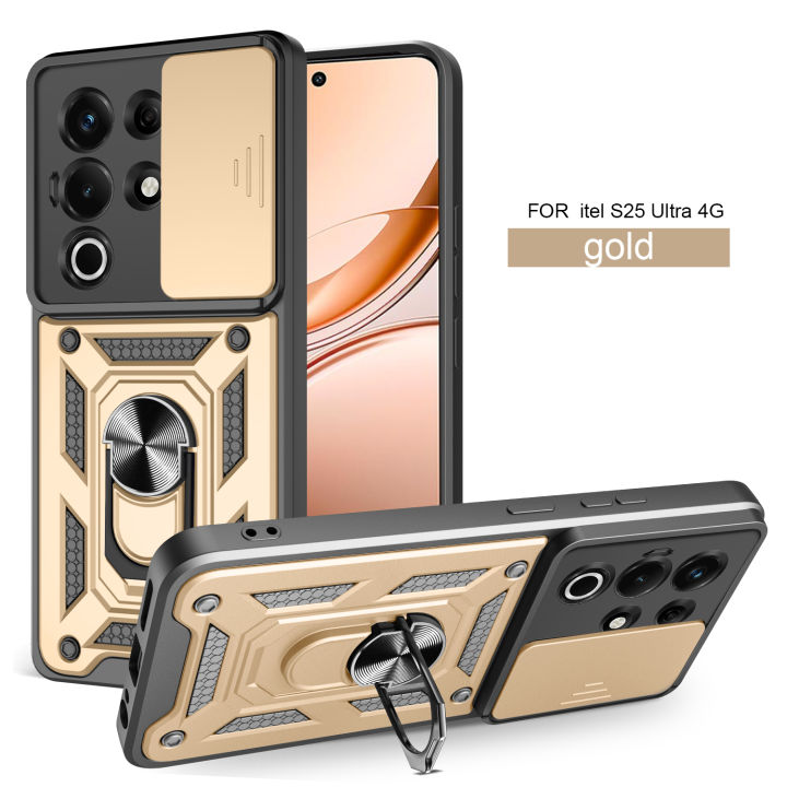 For%20Itel%20Super%2026%20Ultra%20Case%20Itel%20S25%20Ultra%20Cover%20Magnetic%20Ring%20Holder%20Armor%20Phone%20Case%20Slide%20Camera%20Protect%20Back%20Cover%20-%20Image%202