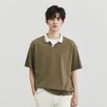 Becoolman-men's Korean style simple and easy to match polo shirt classic color short-sleeved T-shirt 3 colors available. 