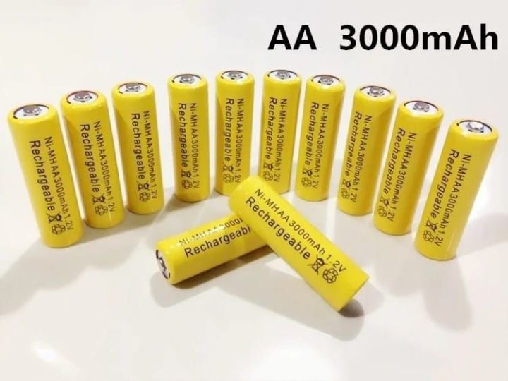 4 Cell Rechargeable Charging Cell Battery AA Size 3000 mAh Ni-MH 1.2V 100mA Good Quality