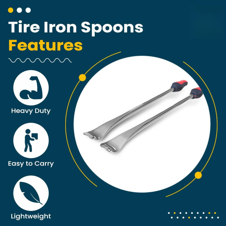 1/2/3Pcs%2014.5%20Inch%20Tire%20Iron%20Spoons%20Tyre%20Changer%20Lever%20Bar%20Remover%20Repair%20Tool%20Kit%20for%20Motorcycle%20Bike%20Scooter%20Mower%20-%20Image%202