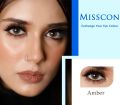 Shade Name: Amber, Soft Color Contact Lenses / Color Cosmetics Lenses / Eye Lenses / Fashion Lenses / Coloured Lenses / Coloured Eye Contact Lenses / Fashion Eye Lenses / Beauty Eye Lenses / Big Eye Lenses, Easy to Wear, 100% Original Lenses With Kit. 