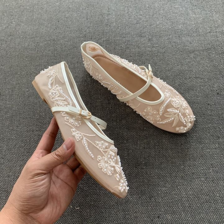 Women%20Design%20Embroidery%20Flowers%20Pearl%20Mesh%20Round%20Tor%20Buckle%20Strap%20Ballet%20Flats%20Loafers%20Ladies%20Mary%20Jane%20Shoes%20Woman%20Mules%20Sandal%20-%20Image%203