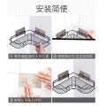 Bathroom Shelf Wall Mounted Corner Storage Shelves Shampoo Holder Cosmetic Rack Iron Shower Drain Basket Bathroom Organizer.