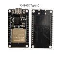 ESP32 ESP-WROOM-32 WIFI Bluetooth Development Board CH340C CP2102 Type-C/Micro USB, supports AP, STA, AP+STA coexistence. 