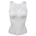 Women Tummy Control Shapewear Classic 2-IN-1 with Padded Bra High Elastic Vest Body Shaper Slim Up Lift Corset Cami Tank Tops. 