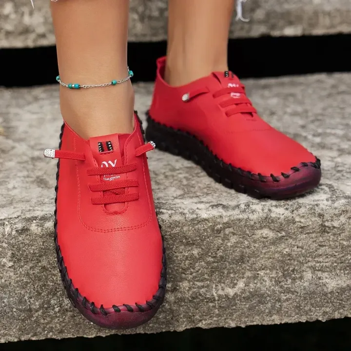 Sneakers%20Women's%20Shoes%20Loafers%20Lace%20Up%20Leather%20Flat%20New%20Spring%20Casual%20comfortable%20Mom%20Shoe%20Mujer%20Zapatos%20Chaussure%20Femme%20-%20Image%204