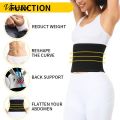 Vensslim Women Waist Trainer Belt with Pocket free adjustable Belly Trimmer Sauna Sweat Body Shaper Workout Girdle Shapewear.