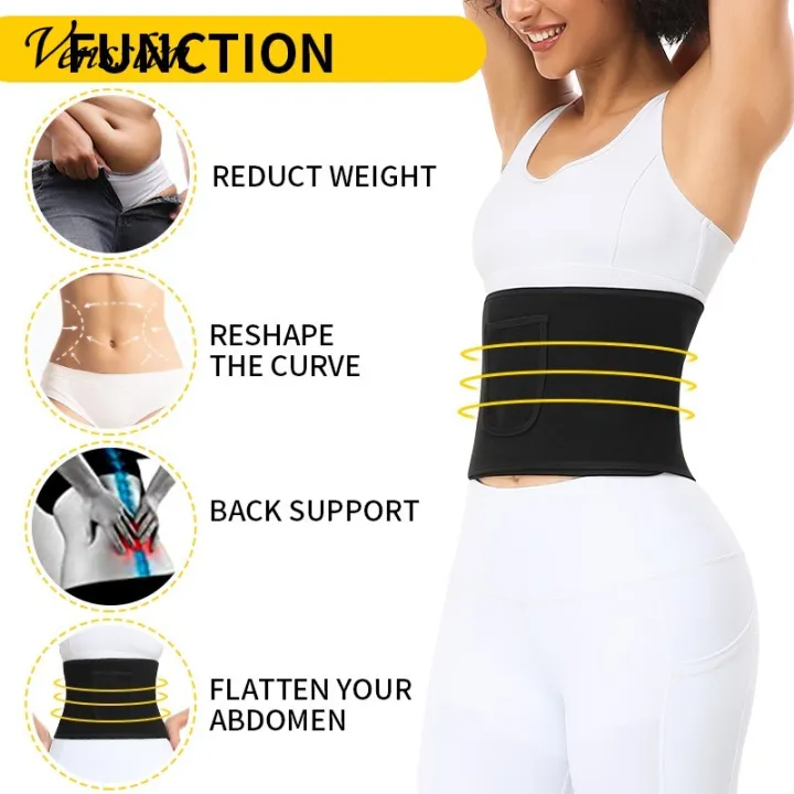 Vensslim%20Women%20Waist%20Trainer%20Belt%20with%20Pocket%20free%20adjustable%20Belly%20Trimmer%20Sauna%20Sweat%20Body%20Shaper%20Workout%20Girdle%20Shapewear%20-%20Image%204