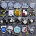 TRPG DICE Game Collect Badge Enamel Pins I'm Fine Black Playing Dice Brooches Backpack Lapel Badge Jewelry Gift for Fans Friends. 