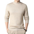 Men Sweater Solid Pullovers Mock Neck Spring And Autumn Wear Thin Fashion Undershirt Size M to 4XL Men Clothing. 