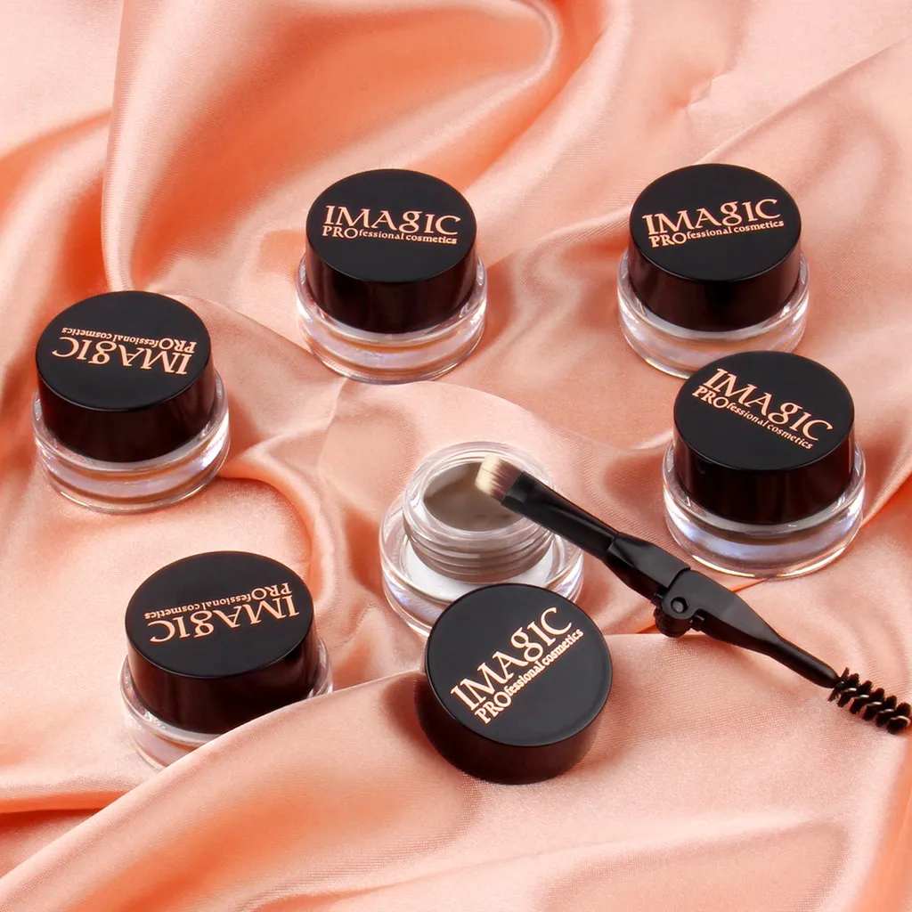 IMAGIC Professional Eyebrow Gel: Waterproof Brow Pomade with Brush for Perfect Brows 1