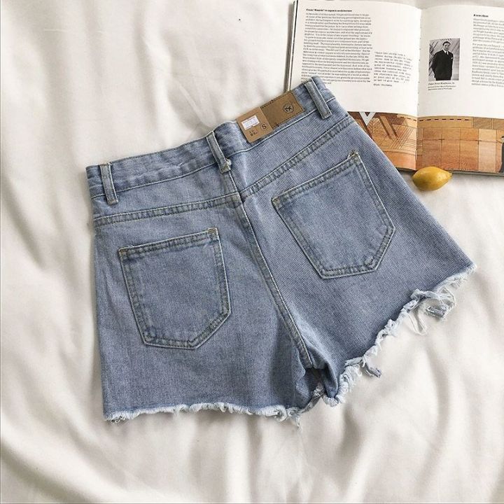 Korean%20Denim%20Shorts%20Women%20Summer%20Fashion%20Casual%20High%20Waist%20Ripped%20Jeans%20Pocket%20Tassel%20Y2K%20Hot%20Pants%20Streetwear%20Blue%20Trousers%20-%20Image%205