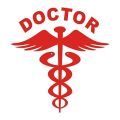 Doctor Universal Car Logo Sticker Premium Quality - 1 Pis.