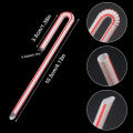 50-500pcs Cusp Straw Chain Package Curved Wrapped Drinking 3.6*150mm PP Thin Straws Milk Tea Drinks Small Straws Smoothies Party.