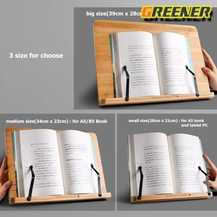 Greener%20book%20stand%20adjustable%20book%20holder%20stand%20rubber%20wood%20look%20up%20to%20read%20short-sighted%20book%20holder%20stand%20tablet%20book%20shelf%20book%20stand%20premium%20portable%20metal%20adjustable%20reading%20book%20holder%20Si%20-%20Image%207