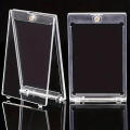 Transparent Cards Holder for Trading Card Support Arcylic Triangle Card Display Stand Photo Card Protective Shell Sleeve. 
