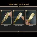 Newest Trimmer Manual Shaver Professional Straight Edge Stainless Steel Barber Razor Folding Shaving Knife Shave Beard Cut.