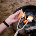 Telescopic BBQ Forks Marshmallows Roasting Sticks Stainless Steel Extendable Hot Dog Sausages Skewers Barbecue Tools. 