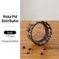 OANKR Moka Pot Dosing Funnel, Stovetop Espresso Coffee Maker Distribution Tool, Italian Coffee Maker Dosing Ring For 3-6 Cups. 